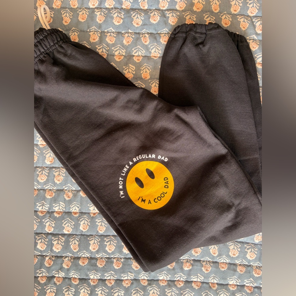 SlyFox Threads I'm Not A Regular Dad Cool Dad Sweatpants Mens MED NWT Sold Out - Picture 4 of 6